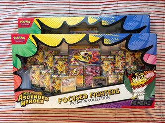 Pokémon Mega Evolution Ascended Heroes Focused Fighters Premium Collection