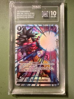10x Kamehameha DBS Fusion World TAG Graded 10