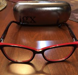 NEW 2-tone Tortoise & Red Eyeglasses GX002 (nonprescription) By GX