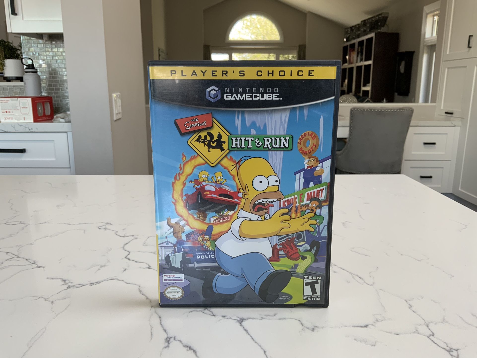 The Simpsons Hit And Run (Nintendo Wii / GameCube) Works Great!!