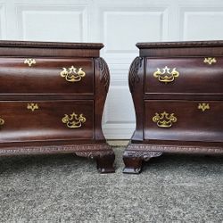 Vintage 2 Nightstands / Bedside Chests by Century Furniture 