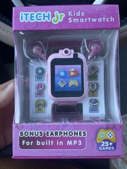 iTech Jr Kids Smartwatch Pink New