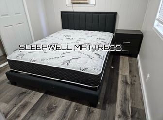 New Queen bed frame with Matress