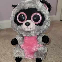 "Rocco" 10" raccoon Ty Beanie Boo
