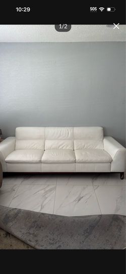 Small white couch