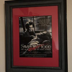 Sweeney Todd The Demon Barber Of Fleet Street Framed