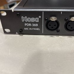 Hosa PDR-369 12-point XLR Balanced Patchbay