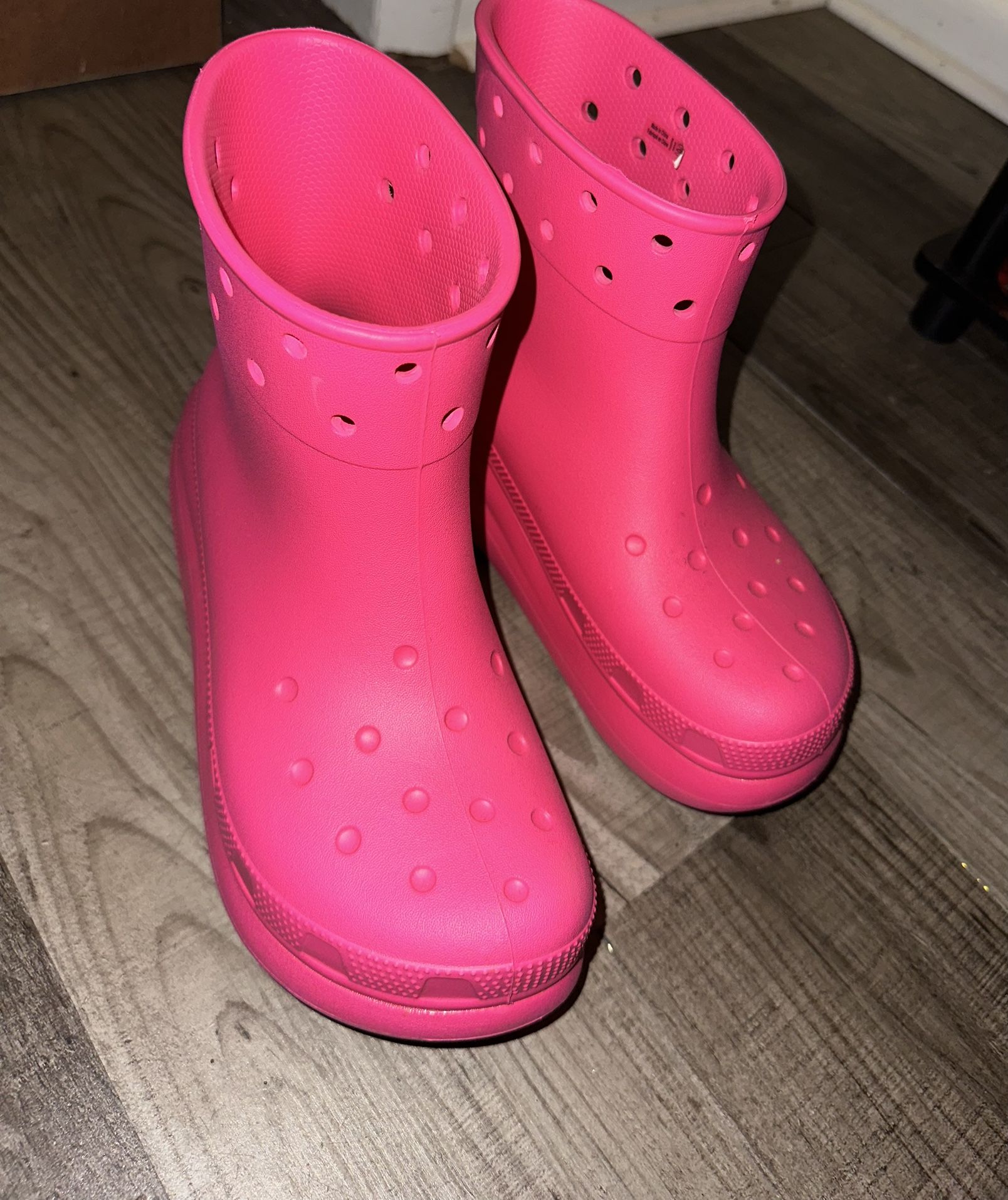 Pink Croc Boot
