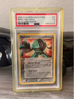 PSA Slab Pokemon Registeel PSA 3 gold star