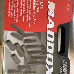MADDOX 16PC Lug Nut Master Key Set (MC161) - Automotive Tool