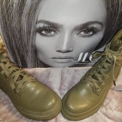 JENNIFER LOPEZ BRIANA MILITARY BOOTS NIB