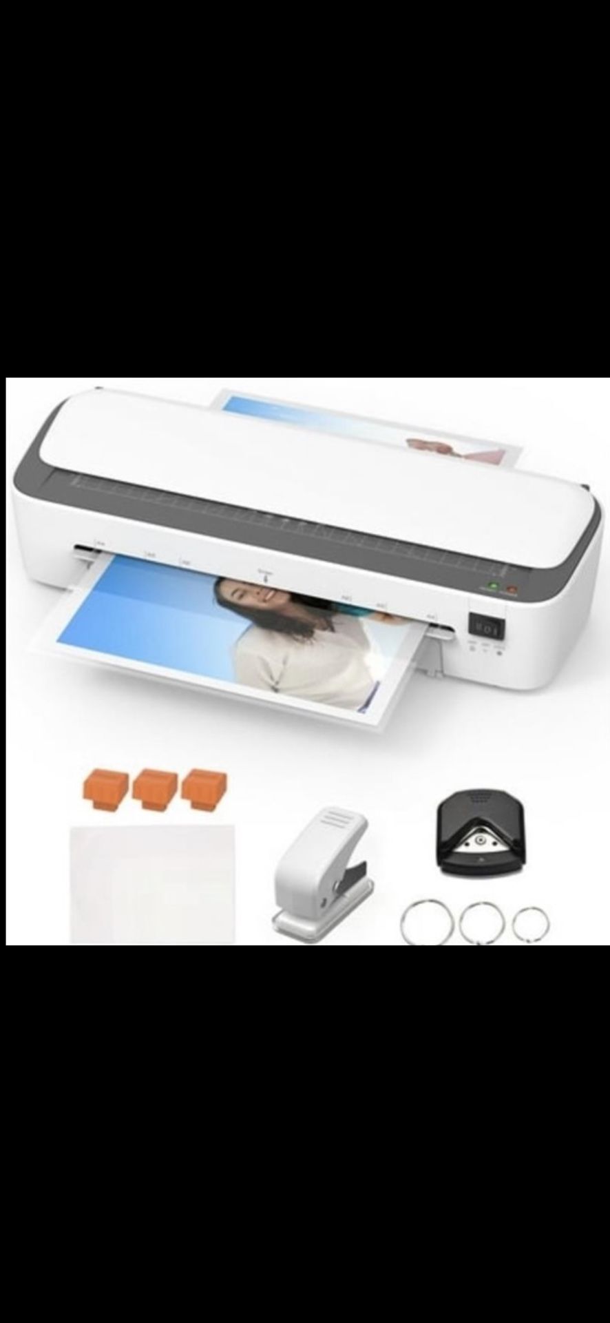 New In Box Portable Cold and Thermal BISOFICE 6 in 1 Laminator Machine A4