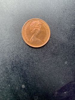 1971 New Pence 2 Pence Coin