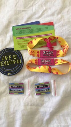 Selling 1 Life is Beautiful ticket for 300