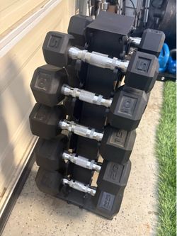 Dumbbell weight set