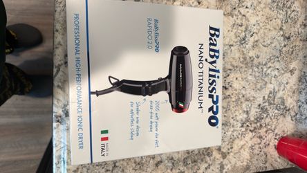 BaBylissPRO Nano Titanium Rapido 2.0 Hair Dryer