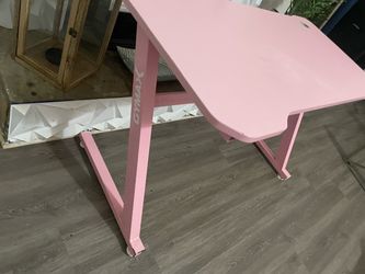 Gymax Pink Gaming Desk