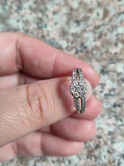 Diamond ring white gold