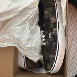 New Vans Doheny Washed Duck Camo Shoes Unworn