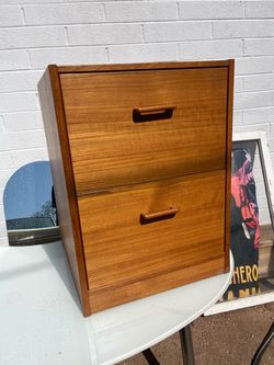 Mid Century Teak File Cabinet - Denmark