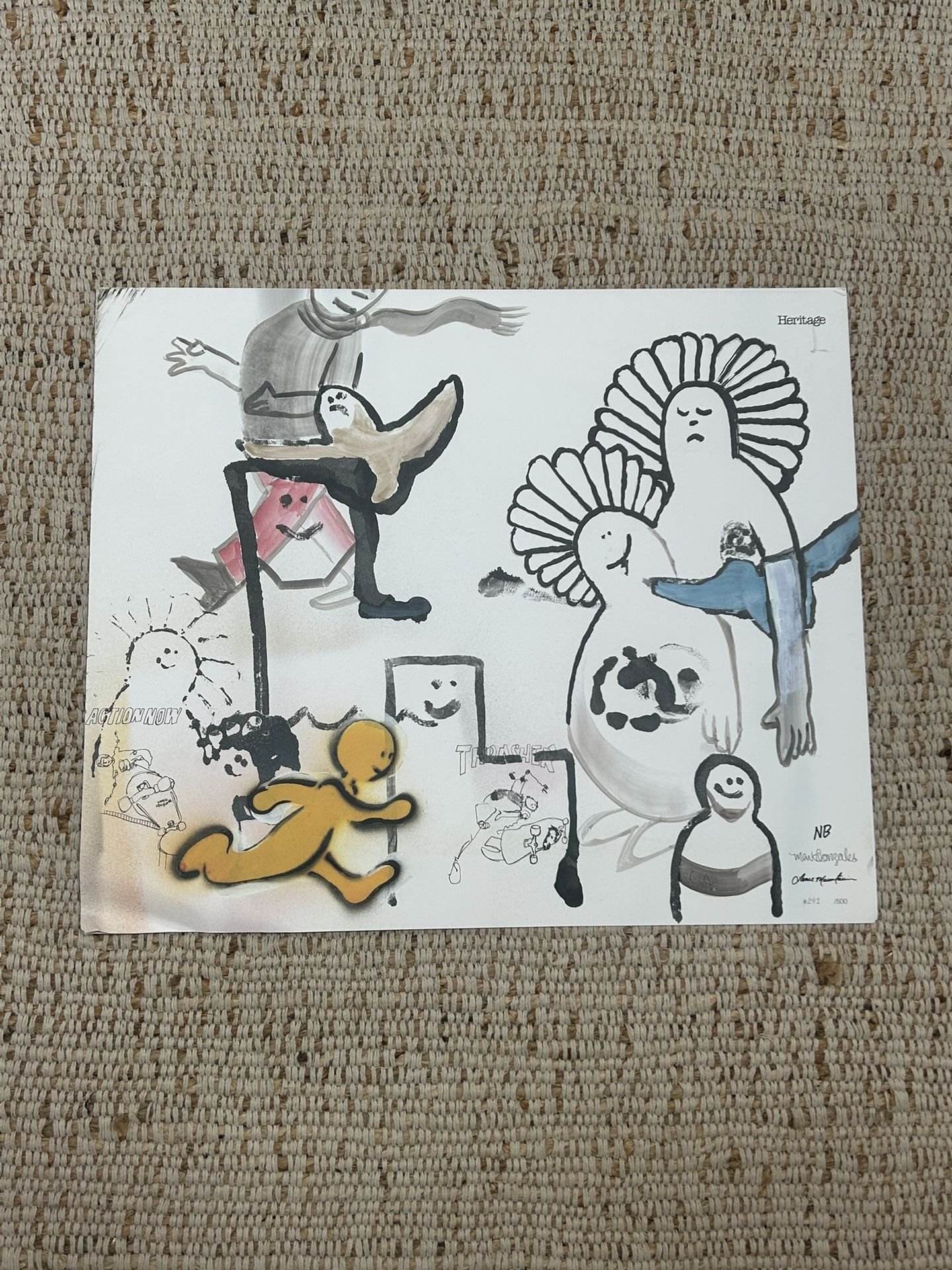 Mark Gonzales Neil Blender Lance Mountain Nike SB Heritage Art Print