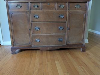Wood sideboard