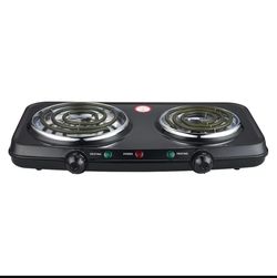 Electric double burner