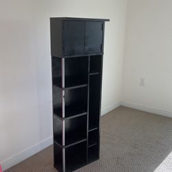 Shelves With Small Cabinet