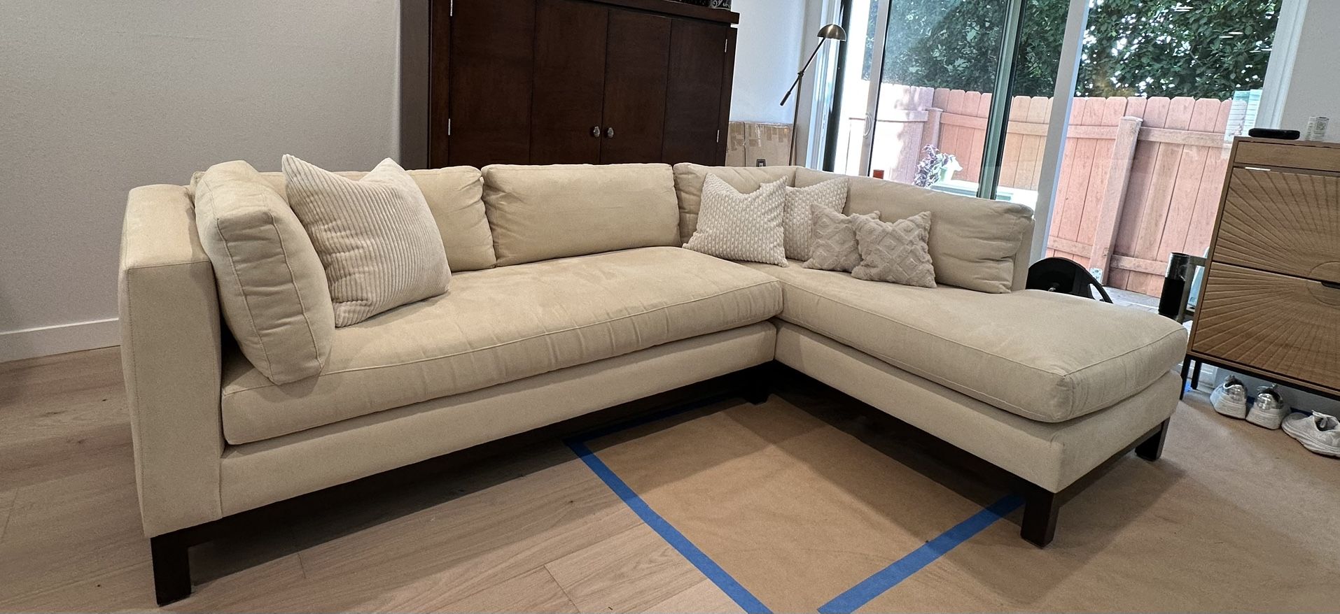 Crate & Barrels Sectional Sofa