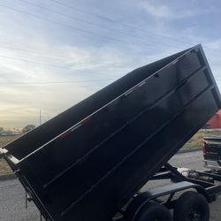 Dump Trailer 8x12x4 12000lb $6895 Cash Only Not Finance