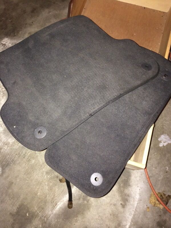 Audi A4 rear floor mats