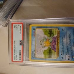 Squirtle Psa Graded 9 First Edition