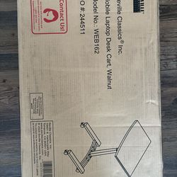 Height Adjustable Mobile Laptop Stand Desk