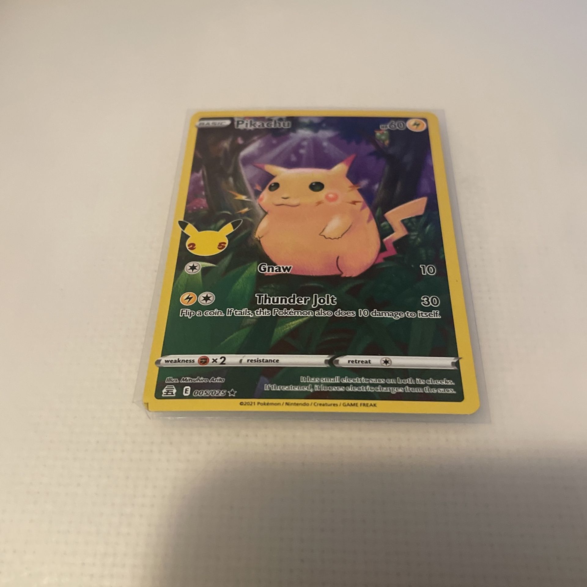Pokémon Celebration Pikachu 5/25