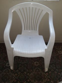 4 White Chairs, All For $40