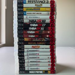 Sony PlayStation 3. PS3. Madden NFL. NBA 2K