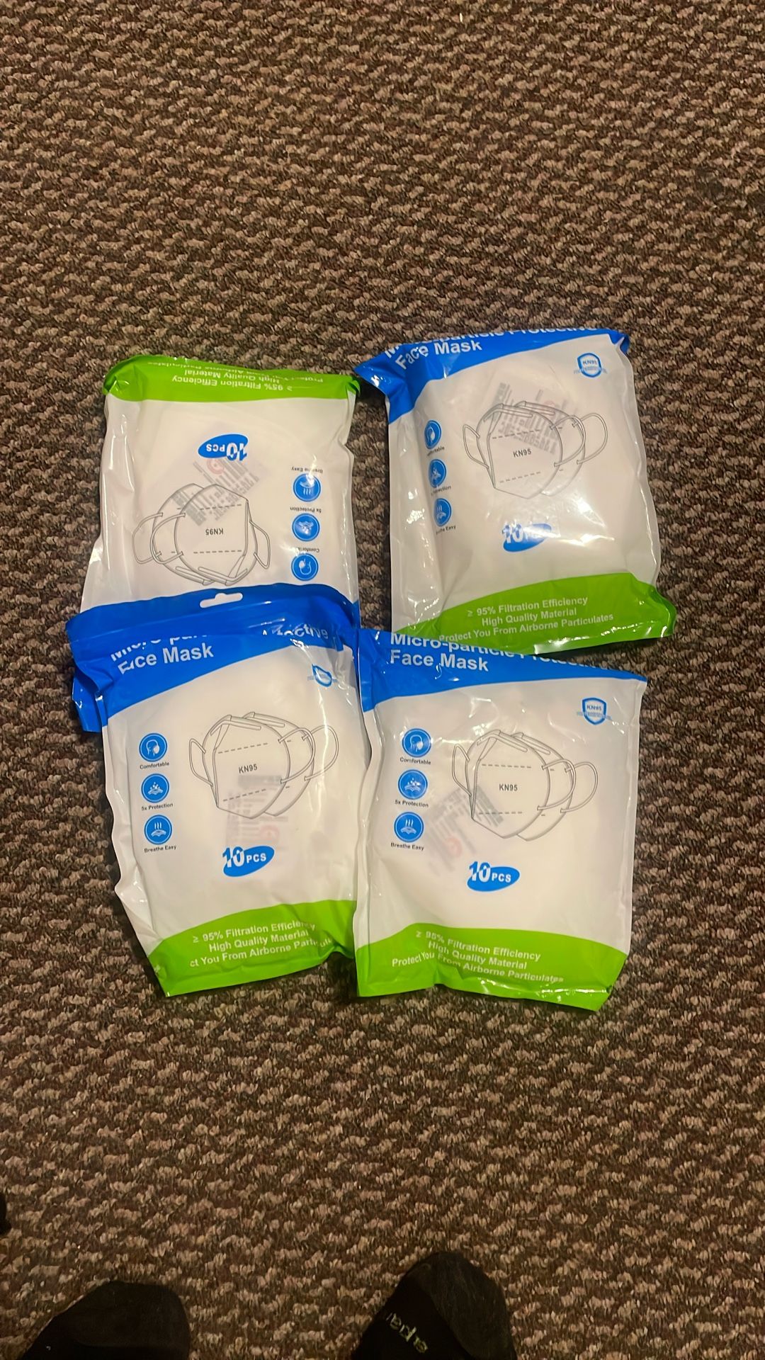 KN95 Mask 10 Dollars For Each Bag 10 Pcs In Each Bag