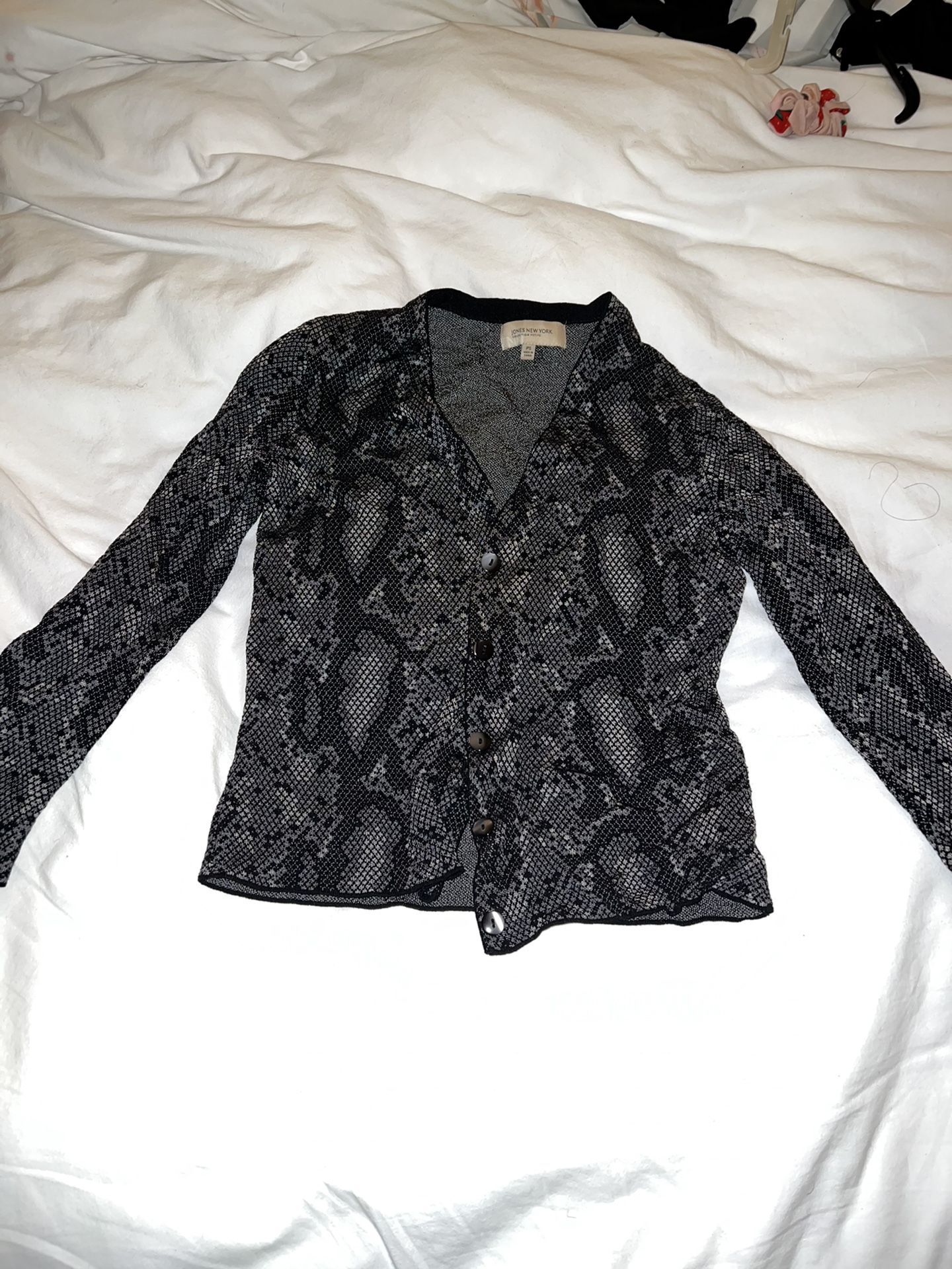 Cardigan Snakeskin Print