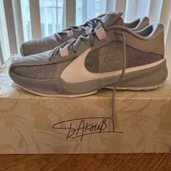 Nike Freak Zoom 5 TB Gray And White