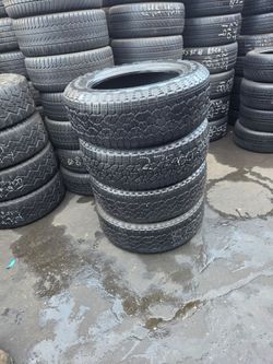 SET OF FOUR 27560R20 GOODYEAR WRANGLER
