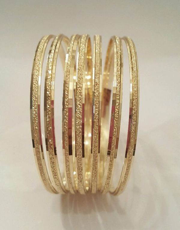 14k Gold Filled 7 Days Bangle Bracelet 3 Tone Semanario De Oro 14k Gold Filled 7 Days Bangle Bracelet 3 Tone Semanario De Oro Laminado S M L Xl Jewelry Accessories In Bakersfield Ca Offerup