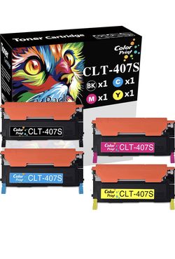 4 pack Samsung Color Laser Toner Cartridges