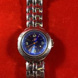 Stainless Steel Watch Inscribed JF