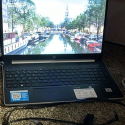 Hp Touch Screen Laptop Color Grey Size 14 Inch Brand Hp With Nike Backpack For Laptop