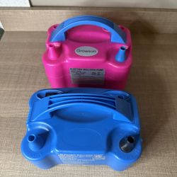 2 Electric Balloon Pump Model 73005 – Dual Nozzle Air Inflator 600W Blue