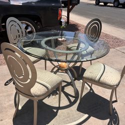 Dinner Table And Chairs. 
