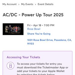 AC/DC Concert Tickets 