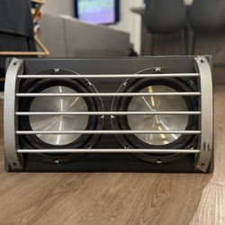 Eclipse SW6104BXD Dual 10" Car Subwoofer System with Sub Box