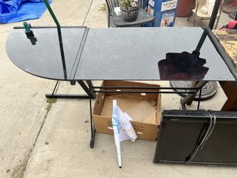 Glass Top Desk