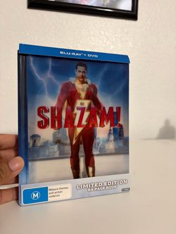 DC Shazam Blu-Ray/ DVD Limited Edition Digibook w/ Lenticular Cover movie